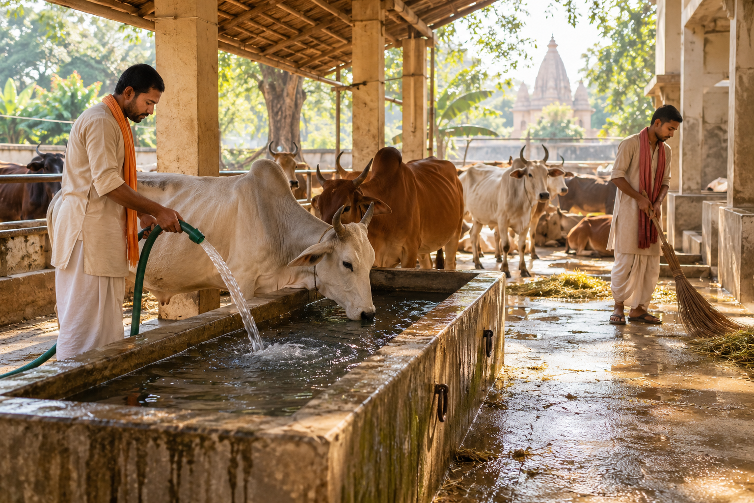 Illustrative community Gau Seva activity