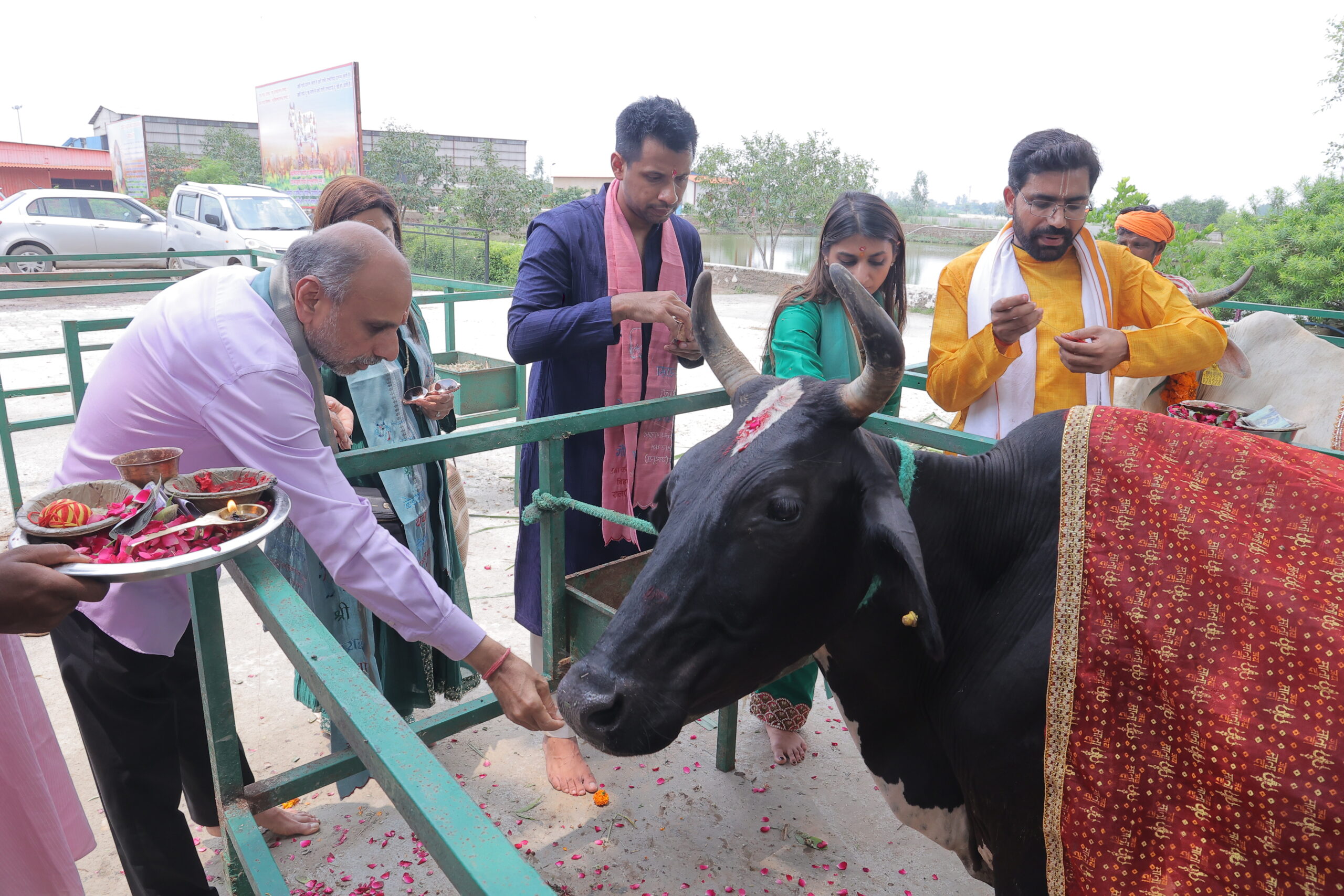 Traditional Gau Puja